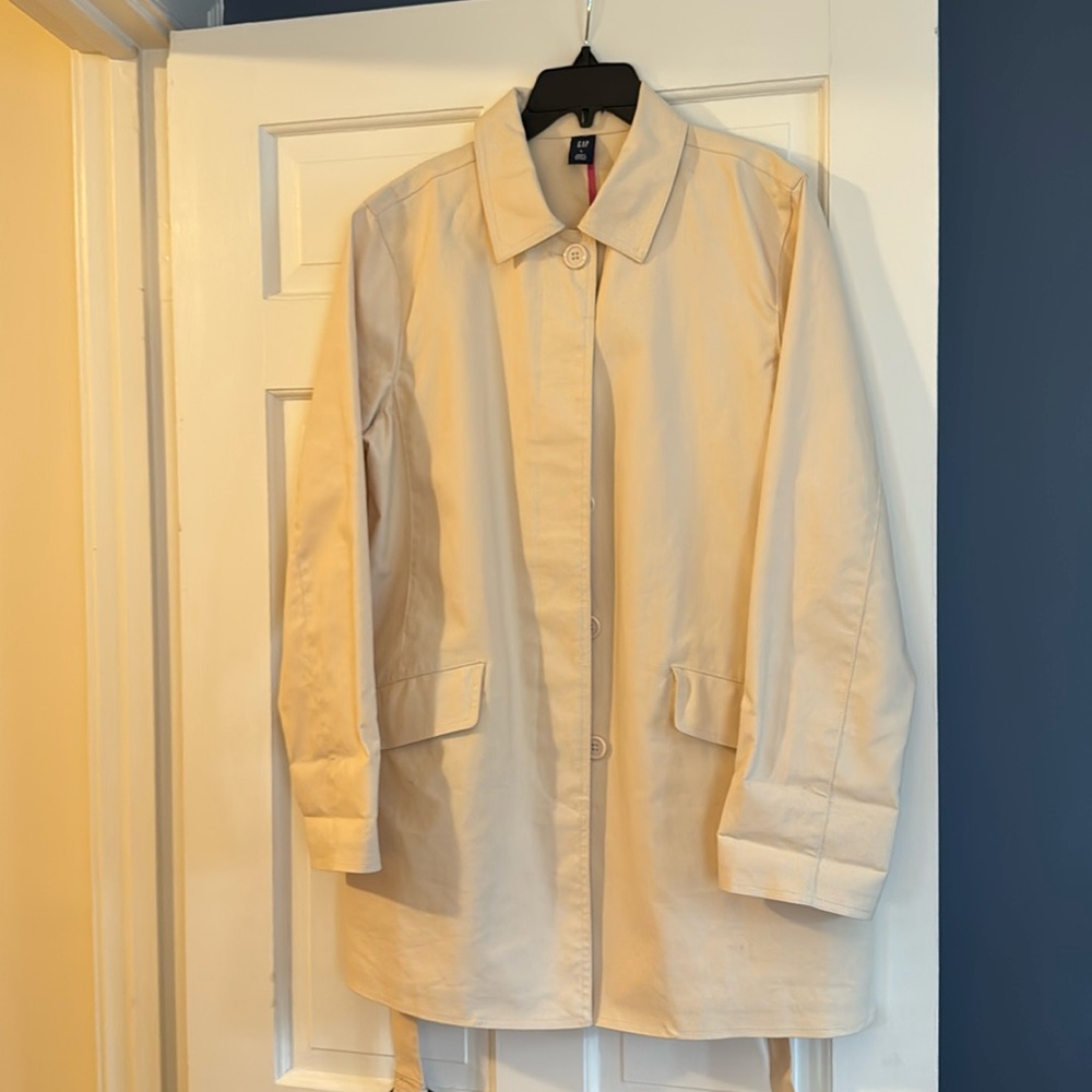 Cotton short/mini trench coat - NWT